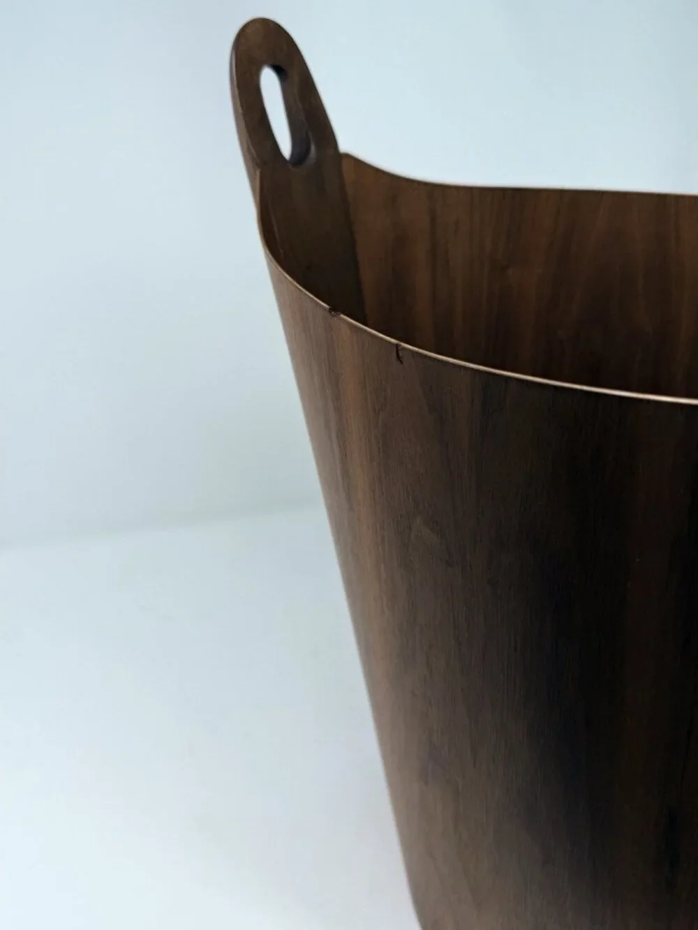 Einar Barnes for P.S. Heggen Scandinavian Rosewood Wastebasket. MCM